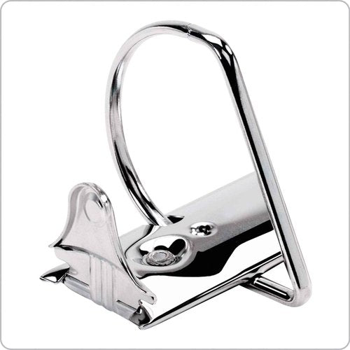 Tops Cardinal Economy 3-Ring Binders, 2", Slant-D Rings, Holds 540 Sheets, ClearVue Presentation View, Non-Stick, White, Carton of 6 (90761)