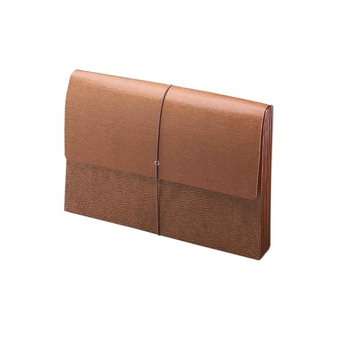 Smead Classic Expanding File Wallet with Flap and Cord Closure, 5-1/4" Expansion, Legal Size, Redrope, 10 per Box (71376)