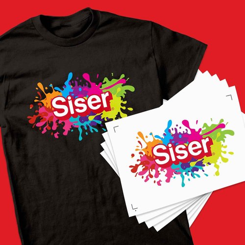 SISER EasyColor DTV 8.4'' x 11'' Sheets - Inkjet Printer Compatible Heat Transfer Vinyl (25 Sheets)