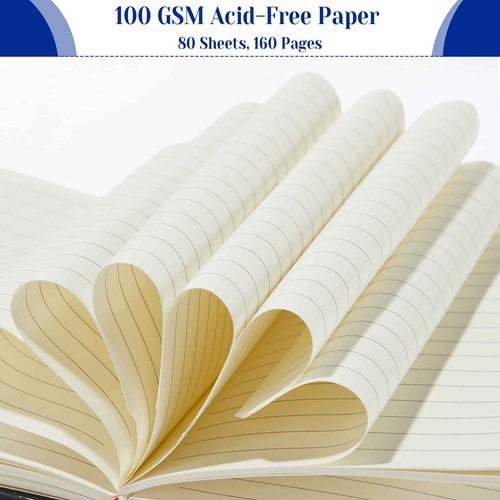 Laumoi 14 Pack Lined Journal Notebooks 5.5 x 8.2 Inch A5 Hardcover Notebook College Ruled Notepad with Pen Holder PU Leather Ruled Lined Journals for School Business Work Writing(Mixed Color)