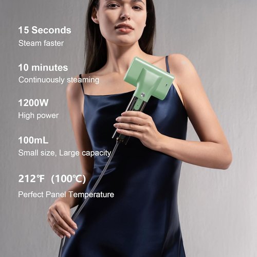 G10 Pro Travel Steamer - Dual Steam Modes & Fast Heat Up | 100ml Tank for Home & Travel (110-240V)
