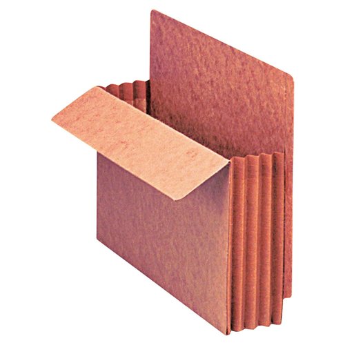 Pendaflex Heavy Duty End Tab File Pockets, Letter Size, Redrope, 3.5" Expansion, 10/BX (95343)