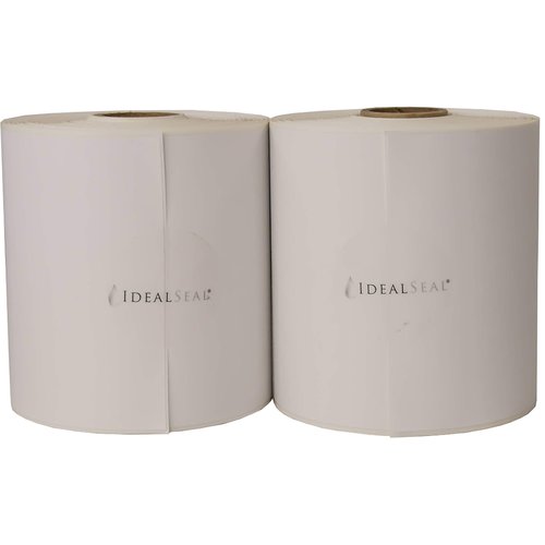 IDEALSEAL 4in. x 1,800in. 745-0 Continuous Direct Thermal Shipping Labels for PB J645,J644, 1E03, 1E23 and 1E26 Label Printers (2 Pack)