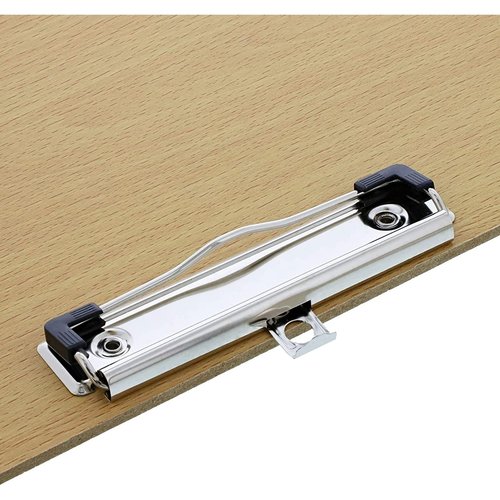Juvale Classroom Must-Haves Clipboards - 6-Pack Extra-Large 19.5 x 12.5 in Light Brown Wood - Low-Profile Metal Clip & Retractable Hook - Drawing & Sketching Board for Classroom & Office Supplies