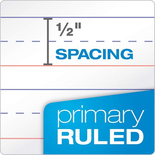 Oxford Primary Spiral Notebooks - Durable Writing & Drawing Journals for Kids | 80 Sheets, 3 Pack, Blue/Green/Red
