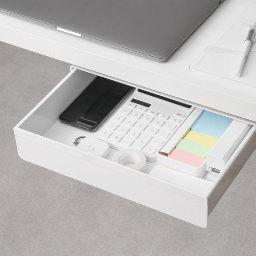 AirTaxiing Under Desk Drawer - Super Large Under Table Hidden Drawer Desk Accessories & Workspace Organizers Desktop Storage Pencil Slide Out Organizer with Screw Adhesive Tape Shelf Tray at Office