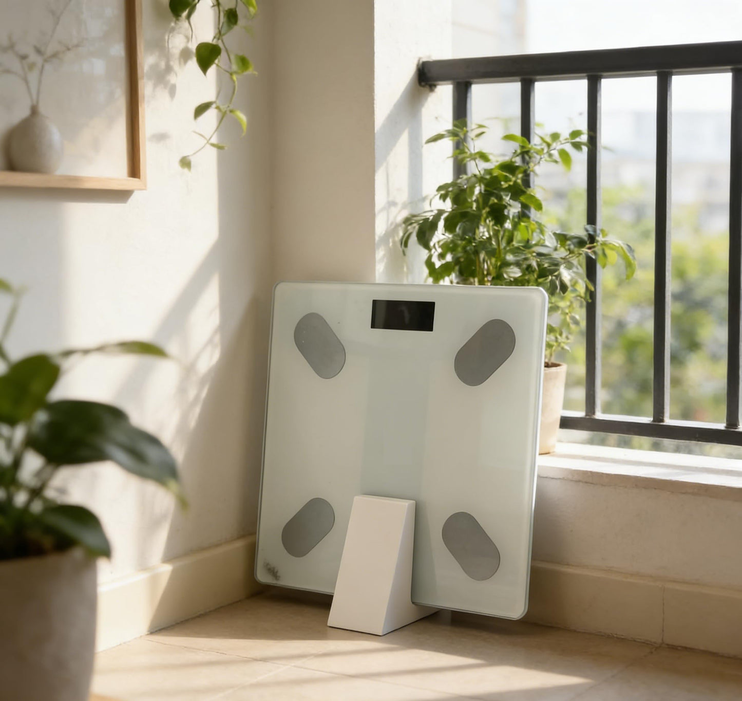 Scale Holder Scale Storage Bracket, Space-Saving Organizer for Bathroom, Fits Most Standard Weight Scales, Easy to Install, Sturdy Organizer Rack, Keep Your Home Tidy