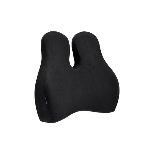 Zickskt Lumbar Support Pillow for Office Chair and Car Seat - Memory Foam Back Cushion Improve Sitting Posture & Back Pain Relief, Lumbar Support Cushion with Adjustable Strap & Non-Slip