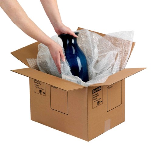 Scotch Cushion Wrap, 12 in x 125 ft., 1 Roll in a Dispensered Box (7962)