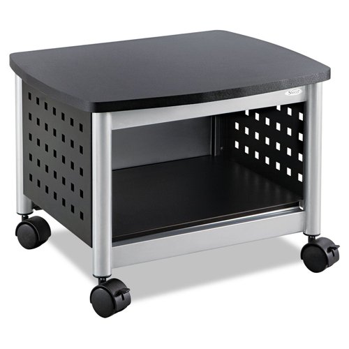 Safco Underdesk Multi Functional Stand - 1855BL, Powder Coated Steel, Swivel Wheels, Holds 100 lb - Home Orginization Solutions