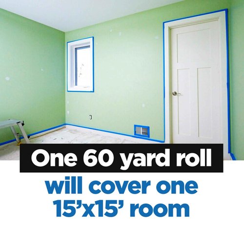 Scotch Painter's Tape Original Multi-Surface Painter's Tape, 1.41 Inches x 60 Yards, 8 Rolls, Blue, Tape Protects Surfaces and Removes Easily, Multi-Surface Painting Tape for Indoor and Outdoor Use