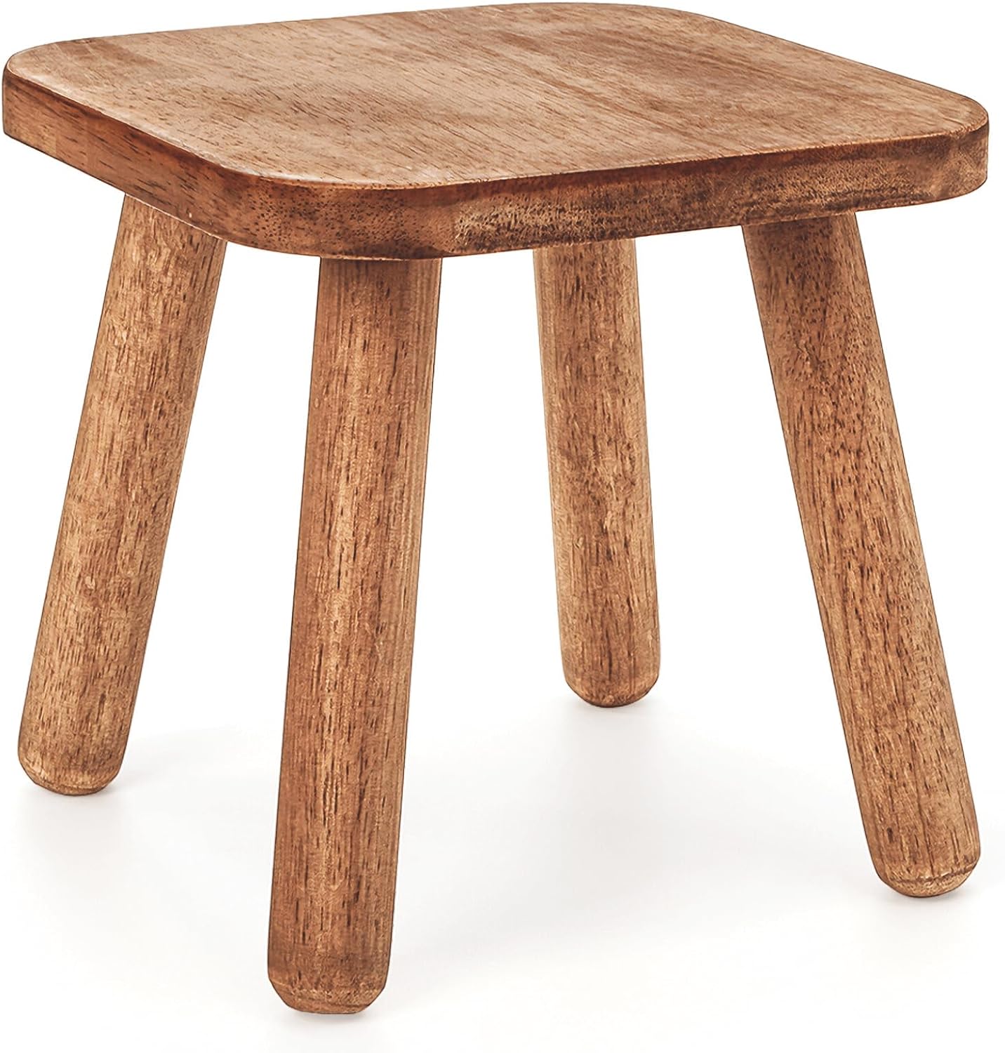 Youeon 9-Inch Wooden Step Stool - Portable Non-Slip Footstool for Adults | Supports 300 Lbs, Easy Assembly