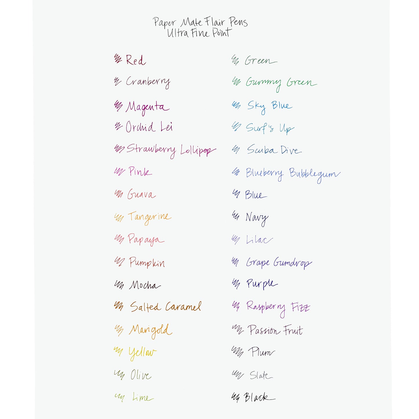 Paper Mate Flair Felt Tip Pens, Ultra Fine Point, Limited Edition Candy Pop Pack, Box of 16