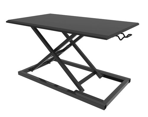 Stand Up Desk Store AirRise Adjustable Height Standing Desk Converter Monitor Stand (Black, 29")