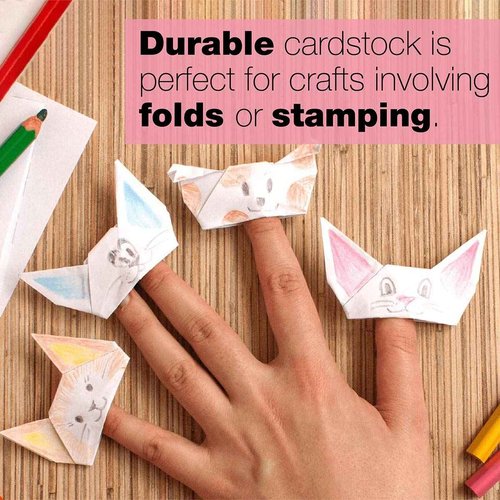 Springhill 8.5” x 11” Green Colored Cardstock Paper, 67lb Vellum Bristol, 147gsm, 250 Sheets (1 Ream) – Premium Lightweight Cardstock, Vellum Printer Paper with Textured Finish – 046000R