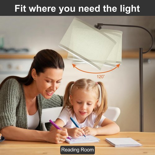 ONEXT Floor Lamp Downlight 63In (160cm) in Dark Bronze Finish