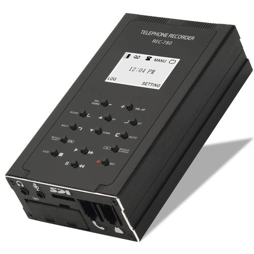 Digital IP/Analog Telephone Recorder with Voice Message & Answering Machine, Remote Access - 32GB Memory, Call ID Stamp - Compatible with Analog & Digital IP Voip Phone Systems