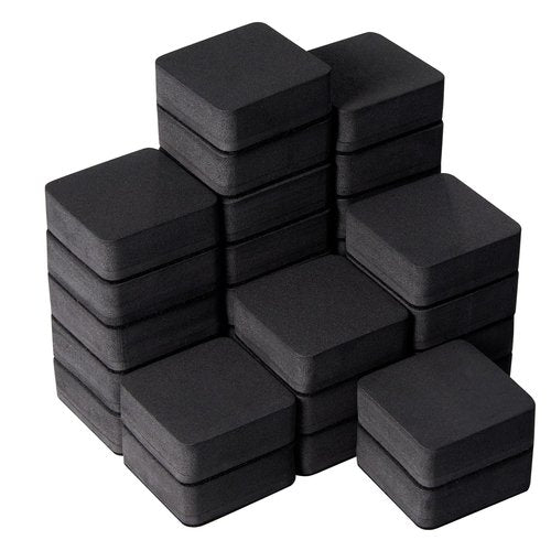 Dry Erase Erasers, Eeoyu 40 Pack Magnetic Whiteboard Dry Erasers Chalkboard Cleaner Wiper for Kids and Classroom Teacher Supplies Home and Office, Black