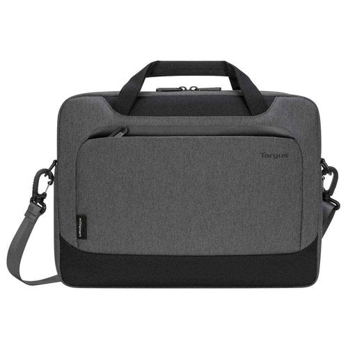 Targus Cypress Slimcase with EcoSmart Designed for Business Traveler and School fit up to 15.6-Inch Laptop/Notebook, Light Gray (TBS92602GL)