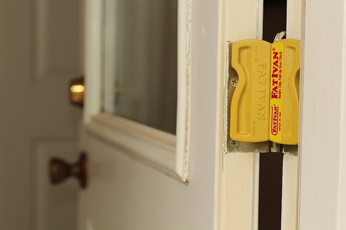 The Original Fat Ivan Fold Up Doorstop Wedge with Magnet Yellow (Pack of 2)