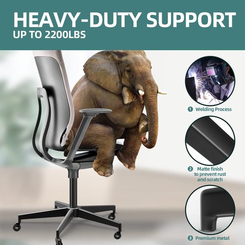 Office Chair Base-Office Chair Replacement Parts Heavy-Duty 28 Inch Metal Desk Chair Base 2400Lbs,Chair Bottom Part with Universal Caster and Gas Cylinder Size