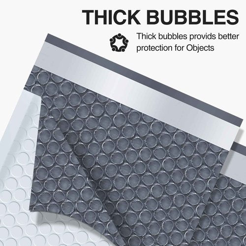 UCGOU Bubble Mailers 12x16 Inch 40 Pack Usable Size 12x15 Inch Large Padded Envelopes White Waterproof Packaging Bags for Shipping Self Seal Strong Adhesion Envelopes for Jewelry Makeup Supplies