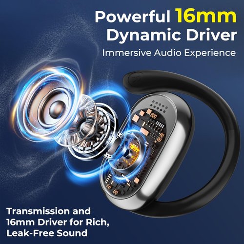 AI Translation Earbuds Real Time, 144-Language Translator Earbuds for Android/iPhone with APP, 5-in-1 Translation Music Calls Transcription AI Assistant Translation Earbuds Travel Business (Black)