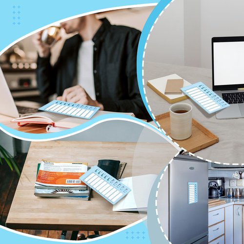 4 pcs Chore Chart for Kids Multiple Kids,Removable to Do List Plastic Chore Board with Replacement Cardboard,Sliding Routine Chart,ADHD Tools and Visual Schedules (Blank Checklist)