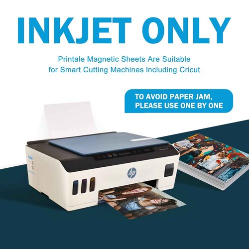 Uinkit 9 Sheets Printable Magnetic sheets Non Adhesive 13.5mil 8.5 x 11 inches and Matte Thermal Laminating Pouches 9 x 11.5 Inches 3 Mil