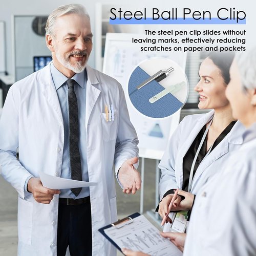 Donyang Gel Pens - 7-Pack 0.5mm Black Ink Fine Point Pens for Smooth Writing | Perfect for Journaling & Note Taking