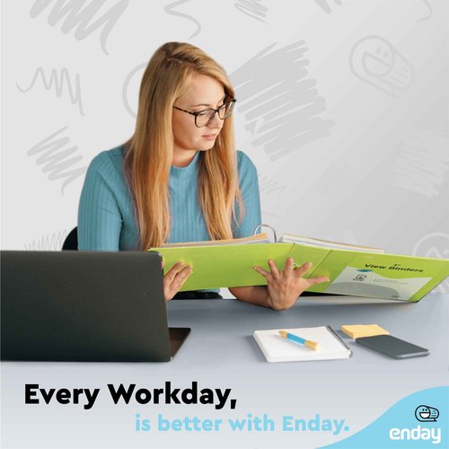 3 Slant D-Ring Binder 3 Inch, 3 in Clear View Cover with 2 Inside Pockets Binder, Heavy Duty Colored School Supplies Binders in Red, Green, Grey, Purple, Blue, Pink, Multicolor (6 PC) – by Enday