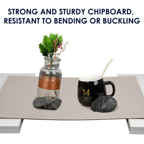 Heavy-Duty Chipboard Sheets 16 x 20 in - 80 PT (2mm) Thick - 20 Large Sheets of Chip Board for Binding Covers, Book Boards, Backing and Crafts - Sturdy Alternative to Thin Cardboard Sheets