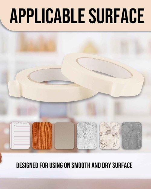 Lichamp Masking Tape 3/4 inch, 24 Pack General Purpose Masking Tape Bulk Multipack for Basic Use, 3/4 inch x 55 Yards x 24 Rolls (1320 Total Yards)