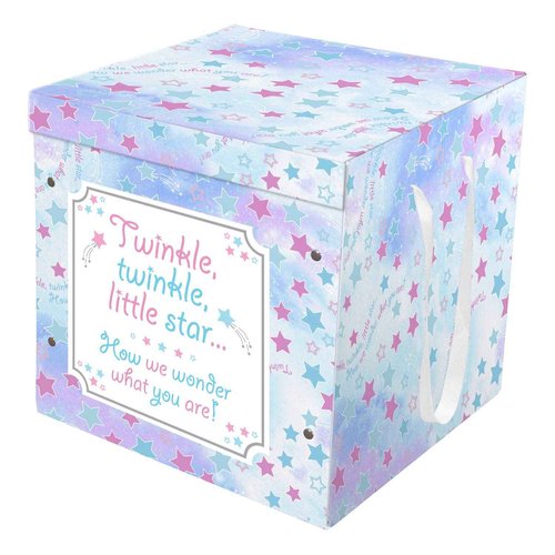 Snap-N-Store Gender Reveal Box, Large Galaxy Twinkle, 17-1/2 x 17-1/2 x 17 Inches (SNS01854)