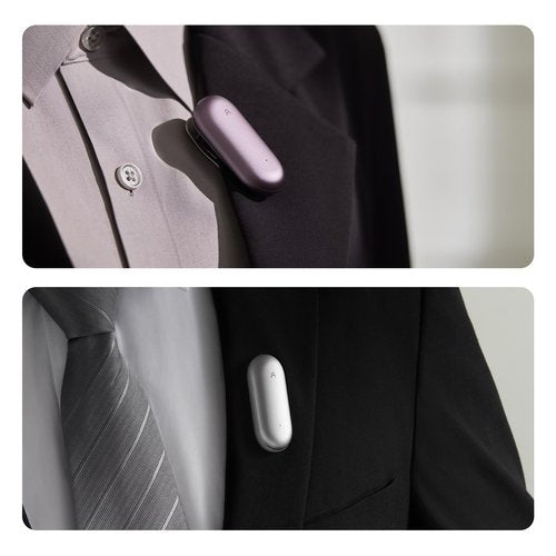 Magnetic Clip and Pin Attachments for PLAUD NotePin (*NOT Included), Accessory Replacement Kit Set for PLAUD NotePin AI Voice Recorder, Gray