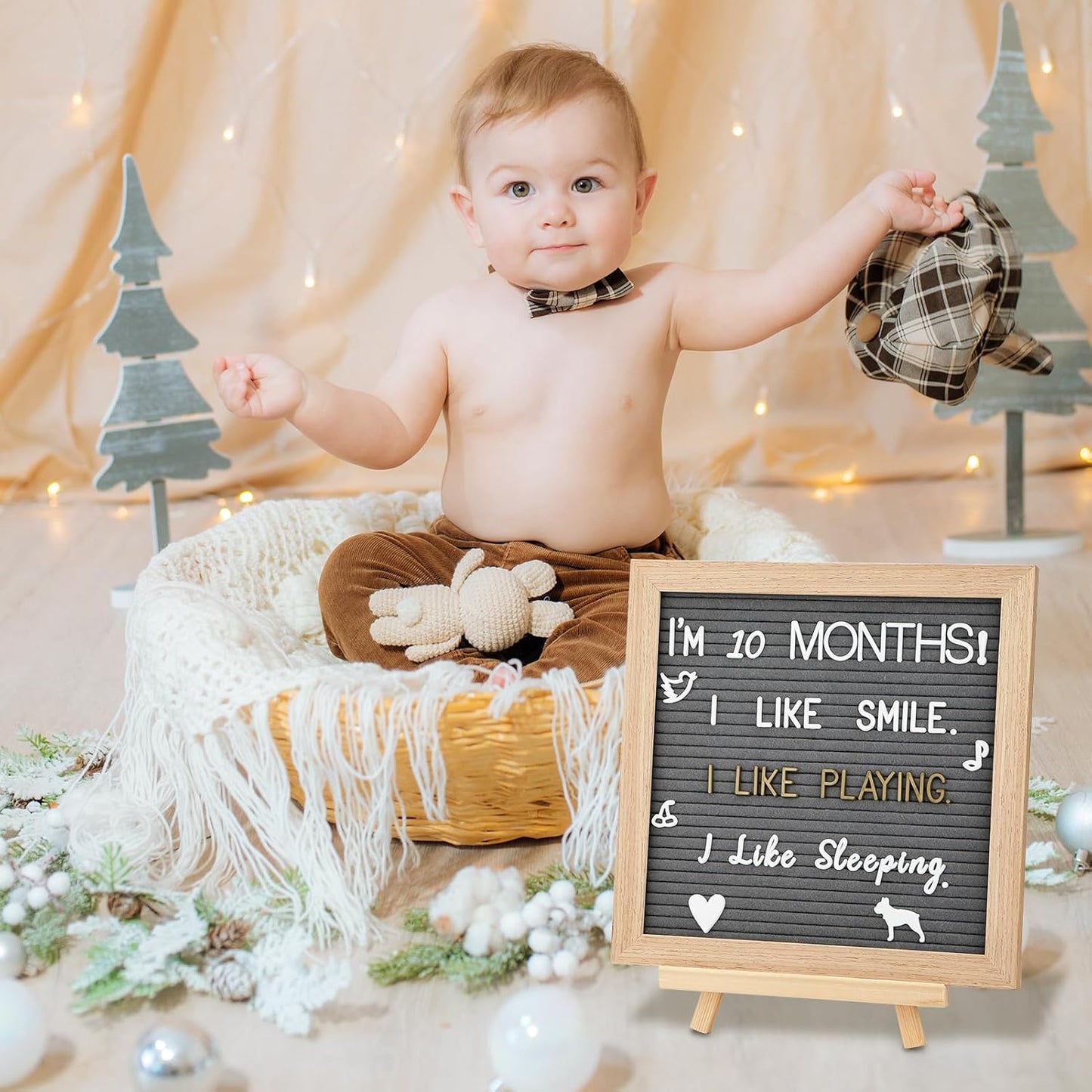 Changeable Felt Letter Board by [Brand Name] - 10x10 Inch with 725 Pre-Cut Letters | Perfect for Classroom Decor