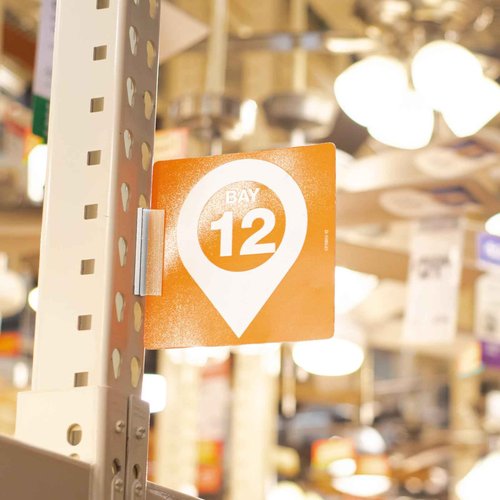 Thyle 100 Pack Magnetic Sign Holder Grip Holder, Powerful Magnet, 3" Length, 1" Width, 1" Total Height for Retail Wall Display Store Vendor Event Warehouse and Shop Supplies, Clear