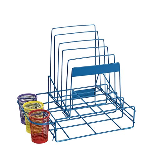 Really Good Stuff Desktop Secretary - File and Supplies Organizer