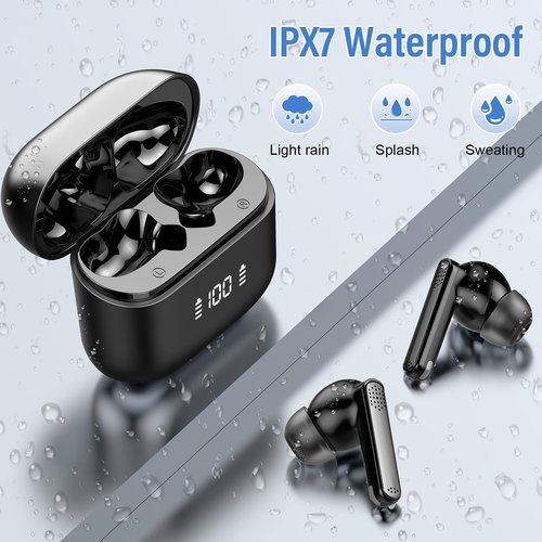 Thunelec Ai Translation Earbuds Real Time with Audio and Video Calls, 3-in-1 Buletooth 5.3 Translator Earbuds with 6 Translation Modes/164 Languages/No Subscription Required, 48H Headphones Translator