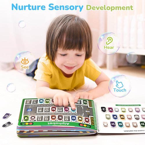 JoyCat Preschool Busy Book - Educational Learning Activities for Toddlers 3-5 | Sensory Toys & Autism Support