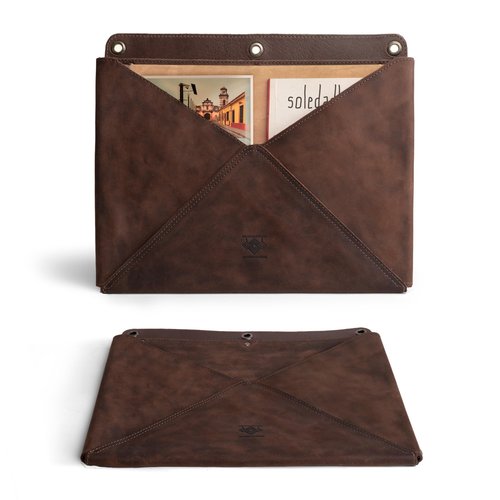 Leather At Home Wall File Organizer, Leather Wall Organizer for Office, Hanging Wall File Holder/Mail Organizer, Stylish Leather Folder for Wall, Office Wall Mounted File Organizer, Wall Hanging File