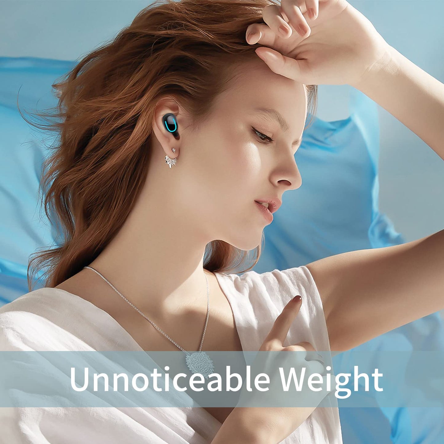 Wireless Earbuds Bluetooth 5.1 True Wireless Earbuds with Microphone,Noise Cancelling Wireless Ear Buds,Smallest Earbuds for Android,iOS,Ear Phone Wireless Earbuds,audifonos Bluetooth inalambricos…