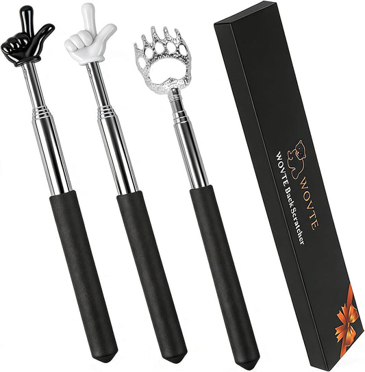 WOVTE Telescopic Pointer Finger Stick & Back Scratcher Kit - 3PCS Extendable Classroom Essentials