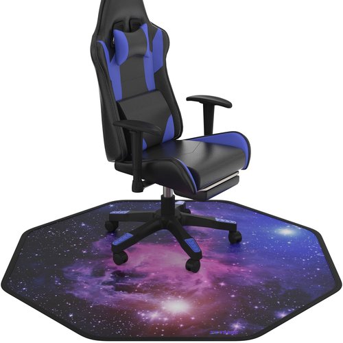 Office Chair Mat for Hardwood Floor, 47"×47" Computer Gaming Chair Mat, Desk Floor Mat Hardwood, Anti-Slip and Easy to Clean- Machine Washable
