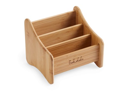 Bookaholic Desk Organizer 3 Tier Bamboo Desk Storage for Office Supplies, Toiletries, Crafts, Great for Desk, Vanity, Tabletop in Home or Office