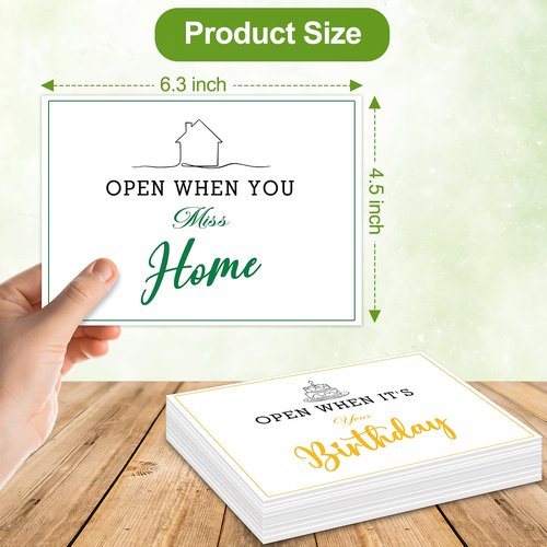 16 Pcs Open When Envelopes for College Student, Going Away College Gift Card Care Package, Open When Gift Card Envelopes for Student Daughter Girlfriend Boyfriend