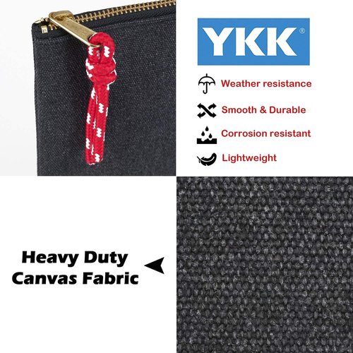 Rough Enough Document Organizer | Zippered File Folder Bag for Office, Travel & Art Supplies - Letter Size