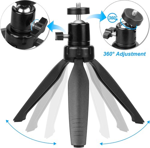 DR.J Mini Projector Tripod Mount - Universal Compatibility with DBPOWER, Anker, AAXA & More