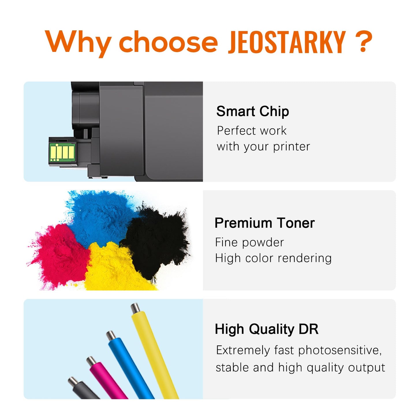 Jeostarky TN229XL TN229 Toner 5-Pack High Yield Replacement for Brother TN229 TN229XL Toner Cartridge Compatible with Brother MFC-L3780CDW MFC-L3720CDW HL-L3280CDW HL-L3220CDW HL-L3300CDW HL-L3295CDW