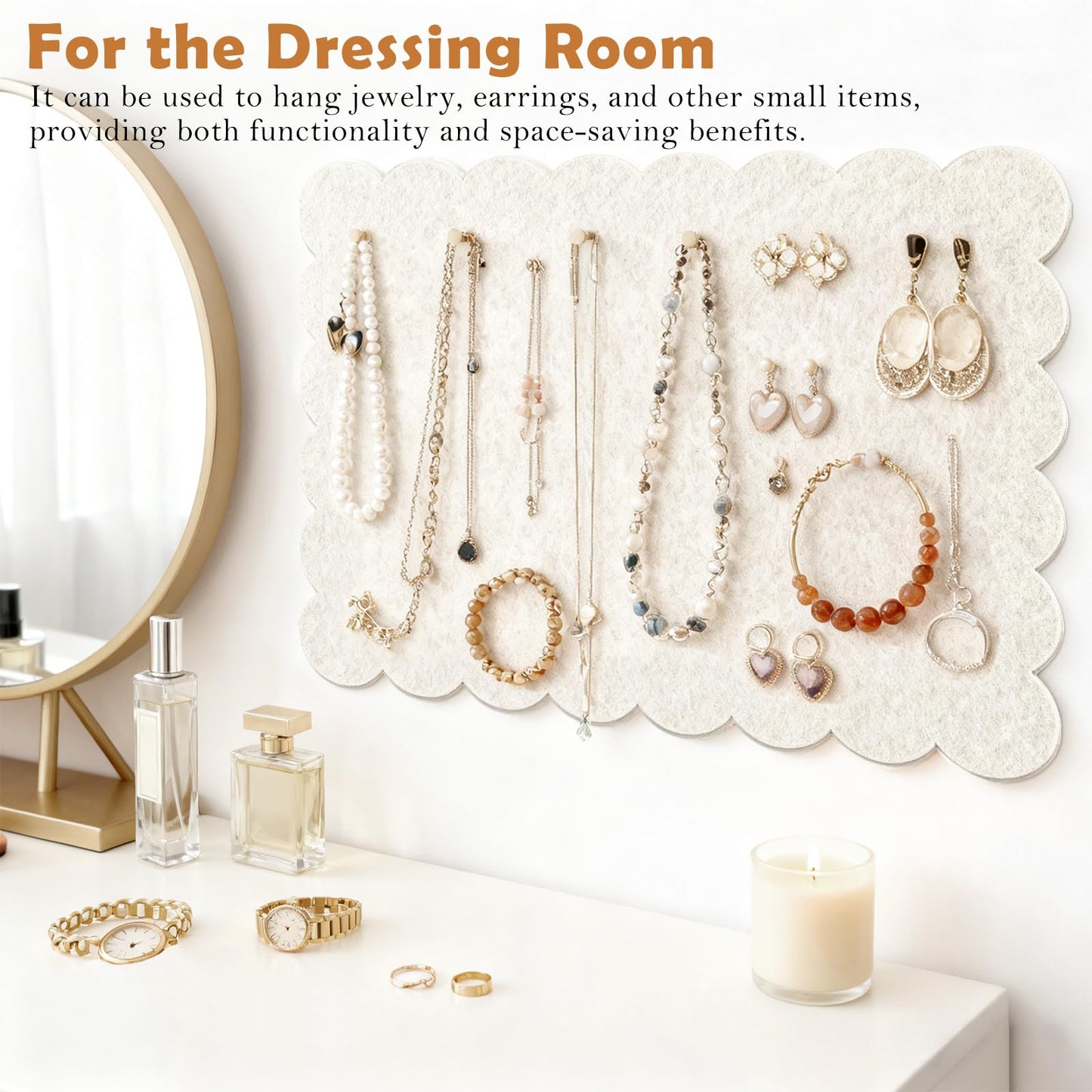 Felt Bulletin Board 36"×24" Large Pin Cork Boards for Walls Decor(with 30 Pcs Push Pins) Picture Photo Wall Display Notice Vision Board Office Supplies Accessories Kitchen,Classroom,Home,Room Decor